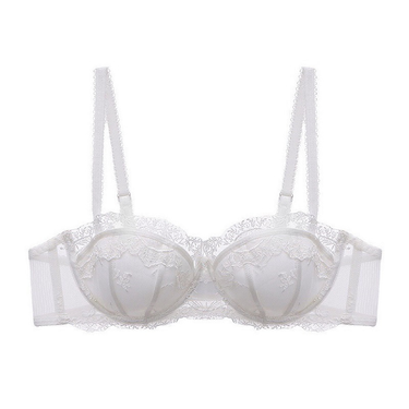 Women's clothing New French style sexy embroidered lace underwear thin section soft steel ring bra big chest show small gathered bra bra_voghion.com