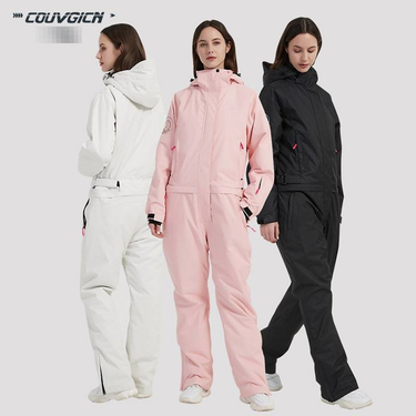 Unisex Waterproof Ski Suit – Windproof Snowboarding Jumpsuit For Men & Women | Thermal Winter Loose Fit With Reinforced Seams_voghion.com