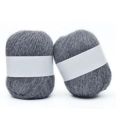 Mink wool medium thick hand knitting long hair mink wool ball machine knitting yarn DIY wool ball_voghion.com