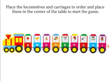 Innovation Children's Alphabet Train Jigsaw Puzzle Geometric Shape Toy Word Recognition Montessori Cognition Game Gifts For Kids_voghion.com