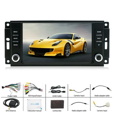applicable to 7 inch universal jeep button Android car navigation Bluetooth GPS player all in one machine_voghion.com