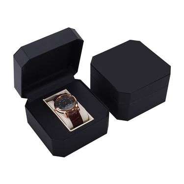 Watch Storage Box Pu Leather Watch Box Display Octagon Watch Box Clamshell Gift Box Jewelry Storage Packaging Box_voghion.com