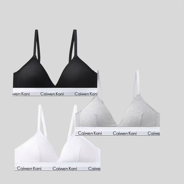 Japanese Women's Bra Set Gathered Without Steel Ring Pure Cotton Girls Sexy Briefs_voghion.com