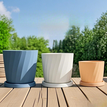 Nodic Minimalist Thickened Duable Ceative Resin Succulent Geen Plant Small Potted Flowe Pot_voghion.com