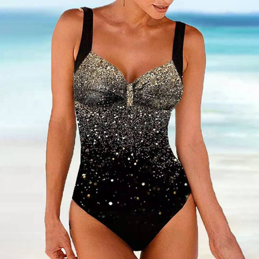 Women's Large Size Bikini Swimsuit Printing _voghion.com
