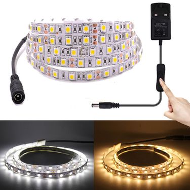 12V 5050 LED Strip Lights Waterproof Tape Under Cabinet Kitchen Lighting+UK Plug_voghion.com
