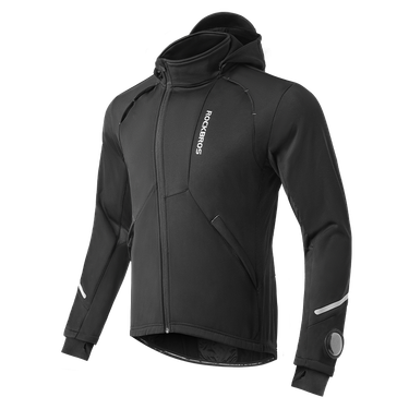 ROCKBROS Winter Jacket Cycling Jacket Warm Softshell Jersey Asian Size M-4XL_voghion.com
