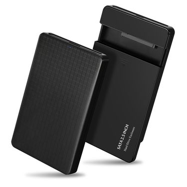 Unbeatable Quality 2.5-inch SATA USB 3.0 SSD Sliding Cover Installation Grid Texture Portable Hard Drive Case_voghion.com