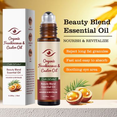 DOLANJN Castor Oil Frankincense Eye Ball Essential Oil 10ml Face Body Care Serum_voghion.com