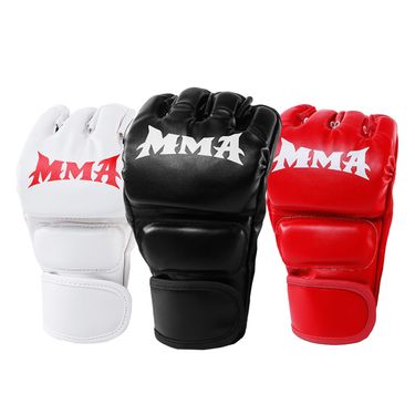 Boxing Fighting Combat Sanda MMA Tiger Finger Gloves_voghion.com