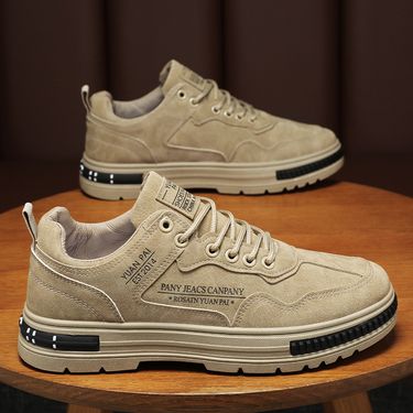 Spring New Breathable Worksite Safety Men's Trendy Versatile Non-Slip Sports Casual Work Shoes_voghion.com