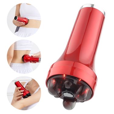 Fully automatic heating for massaging the belly waist, handheld and adjustable red light abdominal massager_voghion.com