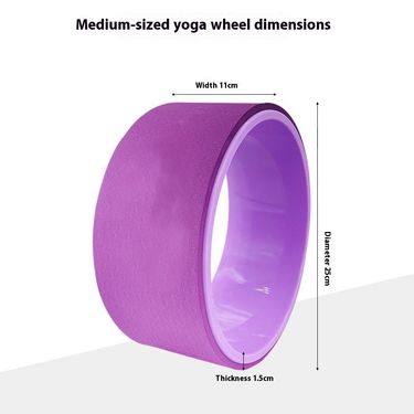Small Wheel For Beginners, Slim Shoulders And Thin Back, Yoga Circle, Back Rolling Wheel, Fitness Equipment, Backbend_voghion.com