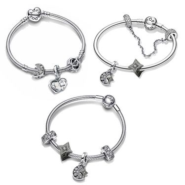 Silver Gift Hide Cat, Moon Legend, Star Language Bracelet, Couple DIY Story Chain Set_voghion.com