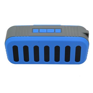 NewRixing NR-2013 TWS Car Exhaust Duct-shaped Bluetooth Speaker(Blue)_voghion.com