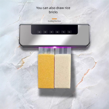 Home Use Automatic Vacuum Sealer, Compact Machine For Dry & Wet Food Preservation, Ideal For Freezing, Sous Vide, And Meal Prepping_voghion.com