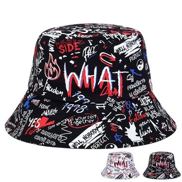 New Arrivals New Arrivals Graffiti printing tide fisherman personalized street pot Europe and the United States fashion hip-hop sun hat_voghion.com