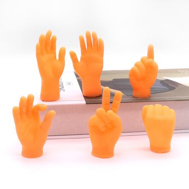 Pet Supplies Finger Gloves Creative Vinyl Teasing Funny Small Hand Model Cat Toys_voghion.com