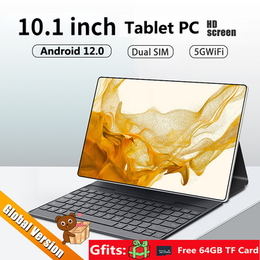 2023 New 4G+64GB WiFi Tablet+ 64GB TF Card Android 12.0 Tablet 10.1 Inch 4G Call Phone Network Android Buletooth Tablet_voghion.com