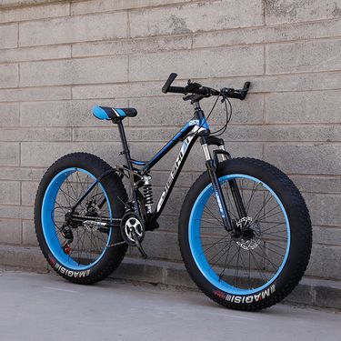 Mountain Adult Off-Road Snow Bike Beach 4.0 Large Tire Dual Suspension Men And Women Student Variable Speed Bicycle_voghion.com