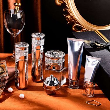 Platinum Set 6-piece Set Cleanser Serum Lotion Eye Cream Face Cream Foundation For Men_voghion.com