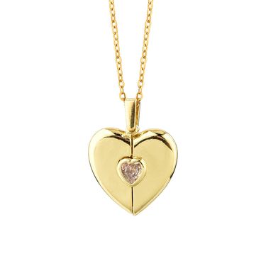 Women's Jewelry Clavicle Chain Can Be Opened And Closed Short Necklace Can Be Engraved Titanium Steel Love Pendant_voghion.com
