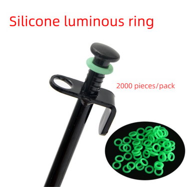 Outdoor Camping Ground Pegs Luminous Silicone O-Rings Glowing Fluorescent Night Fishing Warning Camp Peg Rings_voghion.com