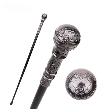 93cm Silver Handle Walking Stick Man Fashion Walking Cane Women Party Sticks Lady Elegant Vintage Walking Cane_viptrois.com