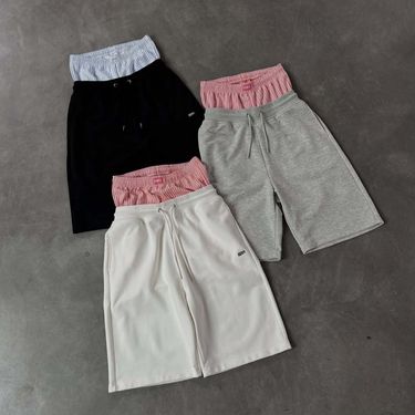 Women's Clothing Fashion Brand Spring And New Products Embroidered Twill Shorts Pants Large Size_voghion.com