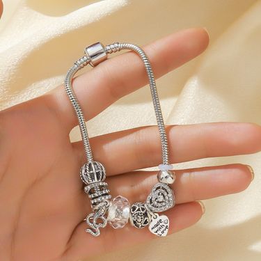 Unisex Jewelry Fashion Personality Beaded Bracelet Cobra Hollow Versatile Simple Bracelet_voghion.com