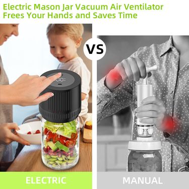Food Covers Mason Jar Vacuum Sealer Wide Mouth And Regular Mouth Electric Vacuum Sealer Canned Food Canning Machine_voghion.com