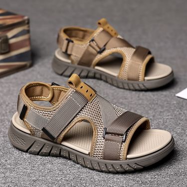 2025 Summer New Sandals Soft Bottom Non-slip Men's Two Wear Casual Beach Shoes Fashionable Hundred Matching_voghion.com