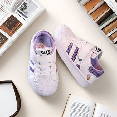 2025 Children's Sports Spring Style Boys' Soft Sole Board 1-5 Years Old Baby Shell Toe Girls' Casual Shoes Breathable_voghion.com