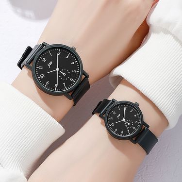 Lover's Watches Student Watch Women's Men's Trend Couple Quartz Watch_voghion.com