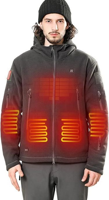 Men's Clothing jacket, heating sweater, heating clothing, heating electric heating, men's and women's hooded smart constant temperature warm new_voghion.com