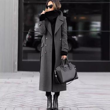 Women's Clothing Autumn and Winter Woolen Coat Women's Clothing_voghion.com