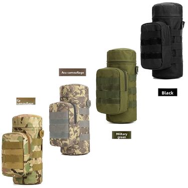 Multifunctional Military Enthusiast Outdoor Travel Hiking Mountaineering Case Large Tactical Water Bottle Bag_voghion.com