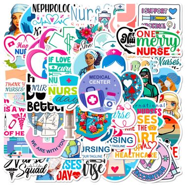 Stationery Sticker White Angel International Nurses Day Stickers Medical Staff Notebook Luggage Water Cup Stickers_voghion.com