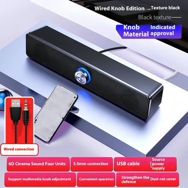 Wireless Bluetooth Speaker For PC & Home - Dual Drivers, Deep Bass & Loud Volume (Ideal For Living Room, Movies & Music)_voghion.com