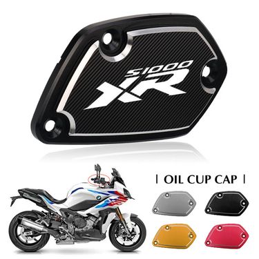 For BMW S1000R 2020-2021 S1000XR 2015-2021 Motorcycle CNC Aluminum Front Brake Fluid Reservoir Oil Cup Cap Master Cylinder Cover_voghion.com