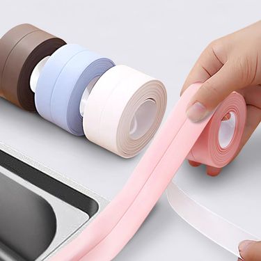 Kitchen Waterproof And Mildew-proof Tape, Kitchen And Bathroom Self-adhesive Seam Sealing Strip, Bathroom Toilet Gap, Corner Line Sticker_voghion.com