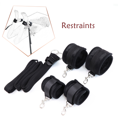 BDSM Foot Buckle Hand Binding Couple's Fun Female Adult Products Binding Bed Toys Men's Equipment Belt_voghion.com