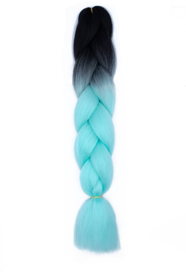 24-inch Double-color Braided African Dirty Braids, Large Loose Braids, Twisted Braids, Colored High Temperature Synthetic Fiber Braids.B16-20_voghion.com