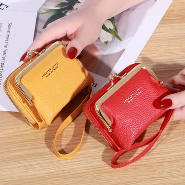 PU Women's Wallet Coin Wallet Brand Designer Women's Leather Wallet Mini Women's Wallet Coin Pocket_voghion.com