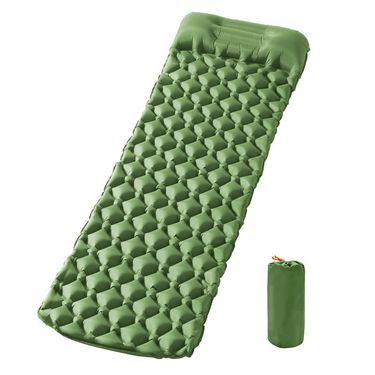 Outdoor tent sleeping mat camping ultra light portable Pentagon waterproof mat single diamond TPU inflatable mat_voghion.com