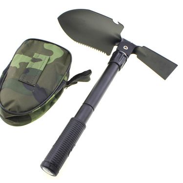 Gear Multifunctional Small Iron Spade Camping Engineer Shovel Self-defense Weapon Outdoor Survival Tool_voghion.com