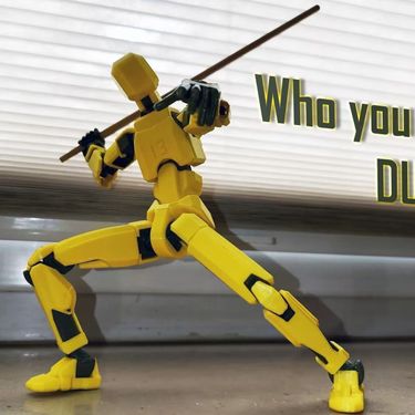 3D printing lucky Dummy13 multi joint movable assembly machine digital doll model decompression toy_voghion.com