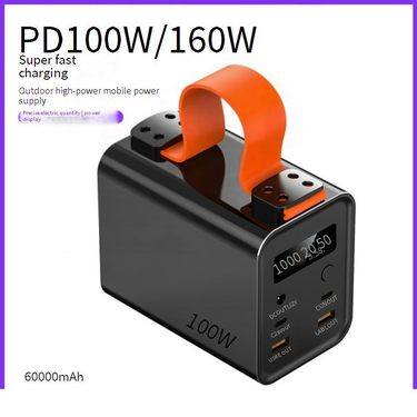 Power Bank High Power PD100W Fast Charging Laptop Power Bank Camping Light Outdoor Large Capacity Mobile Power_voghion.com