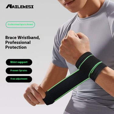 Adjustable Wrist Support Brace For Men & Women - Breathable Compression Sleeve For Tendonitis, Carpal Tunnel & Sports (Tennis/Basketball/Gym)_voghion.com
