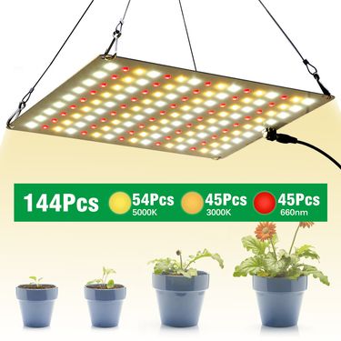Ledgrowlight Quantum Board Plant Growth Lamp Dimming Full Spectrum Plant Fill Light Indoor Greenhouse Planting_voghion.com